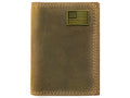 American Flag Leather Trifold Wallet