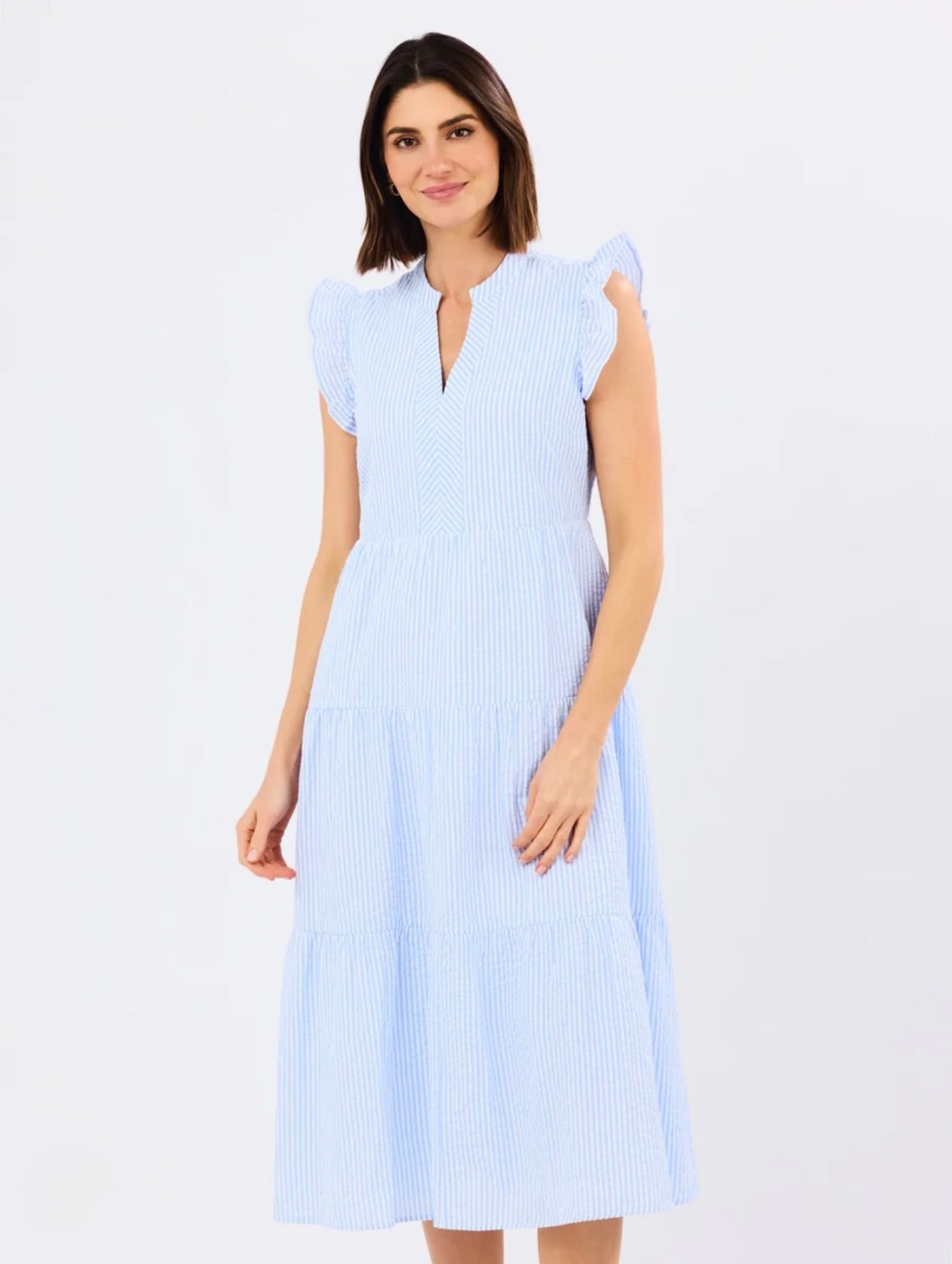 Kari Seersucker Dress