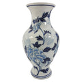 Ceramic Chinoiserie Vase 14"